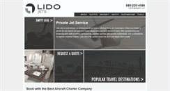 Desktop Screenshot of lidojets.com